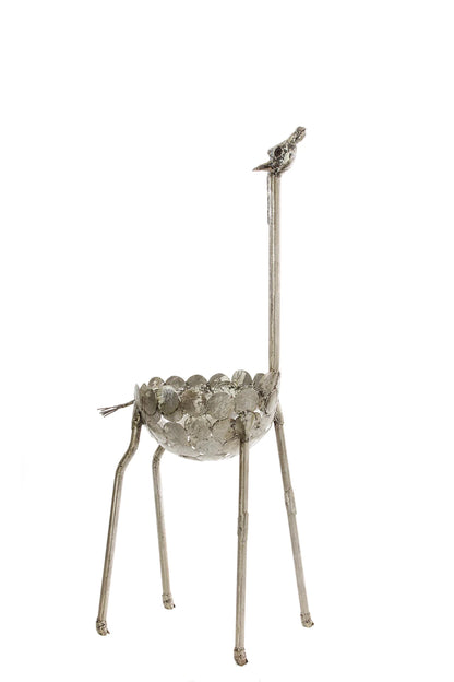 Kenyan Recycled Metal Giraffe Plant Holders Small Only