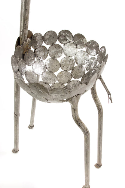 Kenyan Recycled Metal Giraffe Plant Holders Small Only
