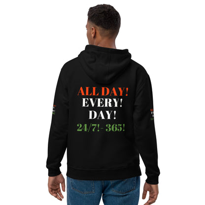 WE CELEBRATE BLACK HISTORY 24/7 Premium Eco Hoodie by SobG Desaigns