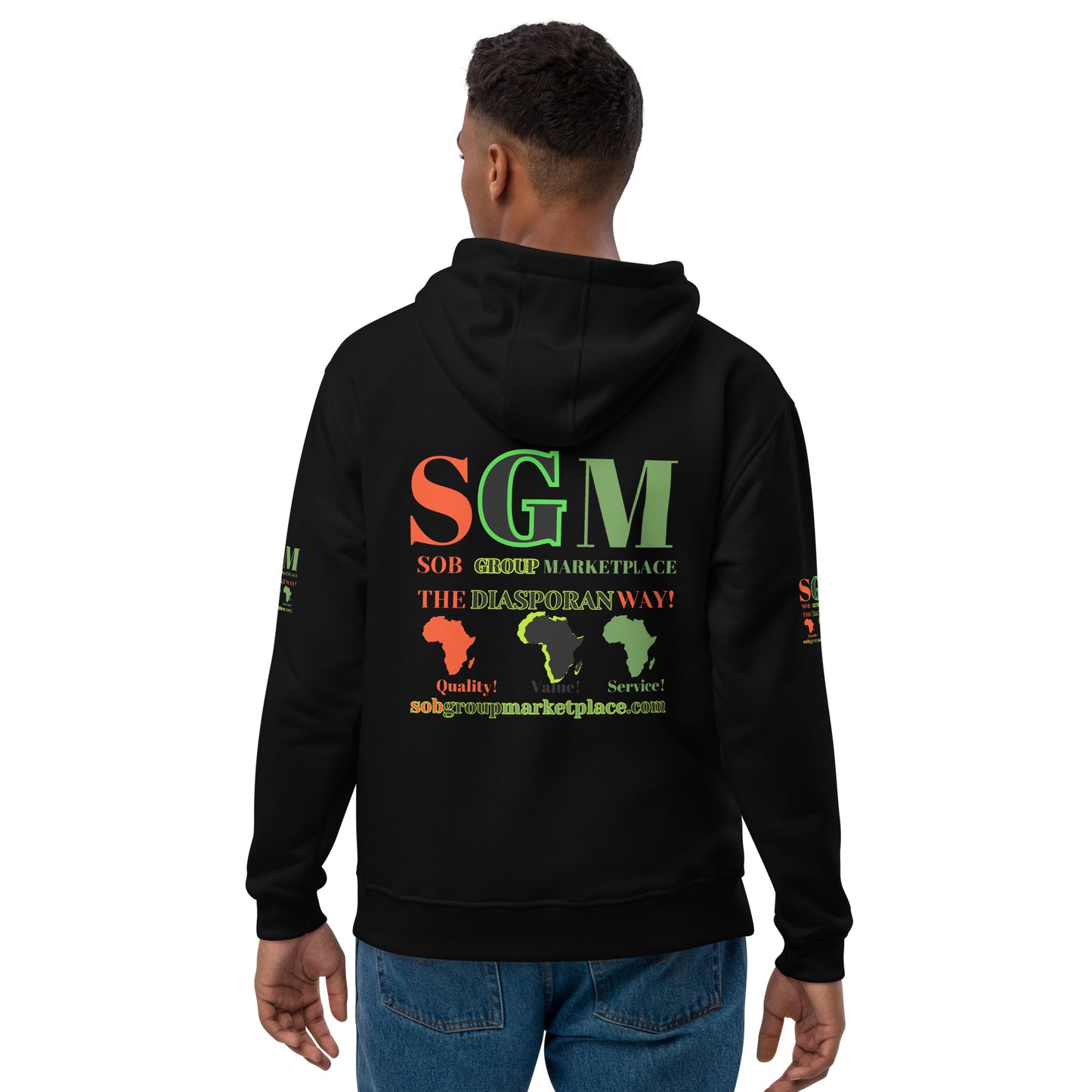 SGM LOGO Premium Eco Hoodie by SobG Designs