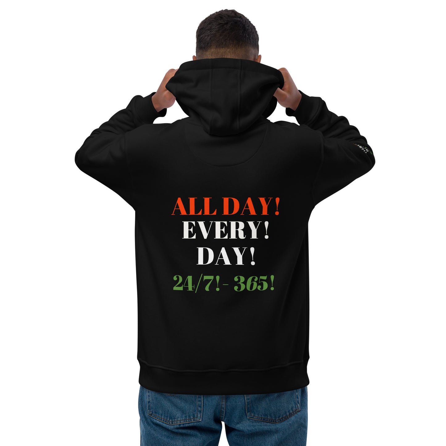 WE CELEBRATE BLACK HISTORY 24/7 Premium Eco Hoodie by SobG Desaigns