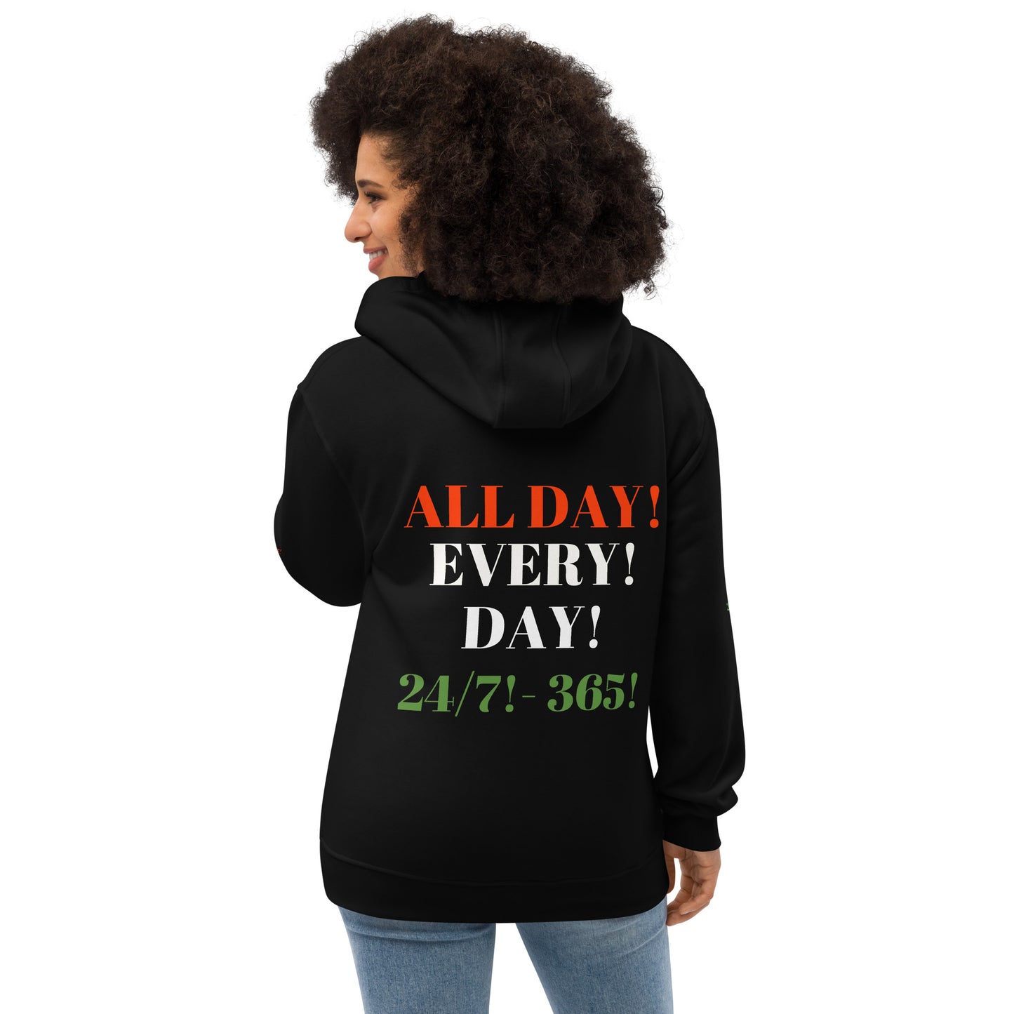WE CELEBRATE BLACK HISTORY 24/7 Premium Eco Hoodie by SobG Desaigns
