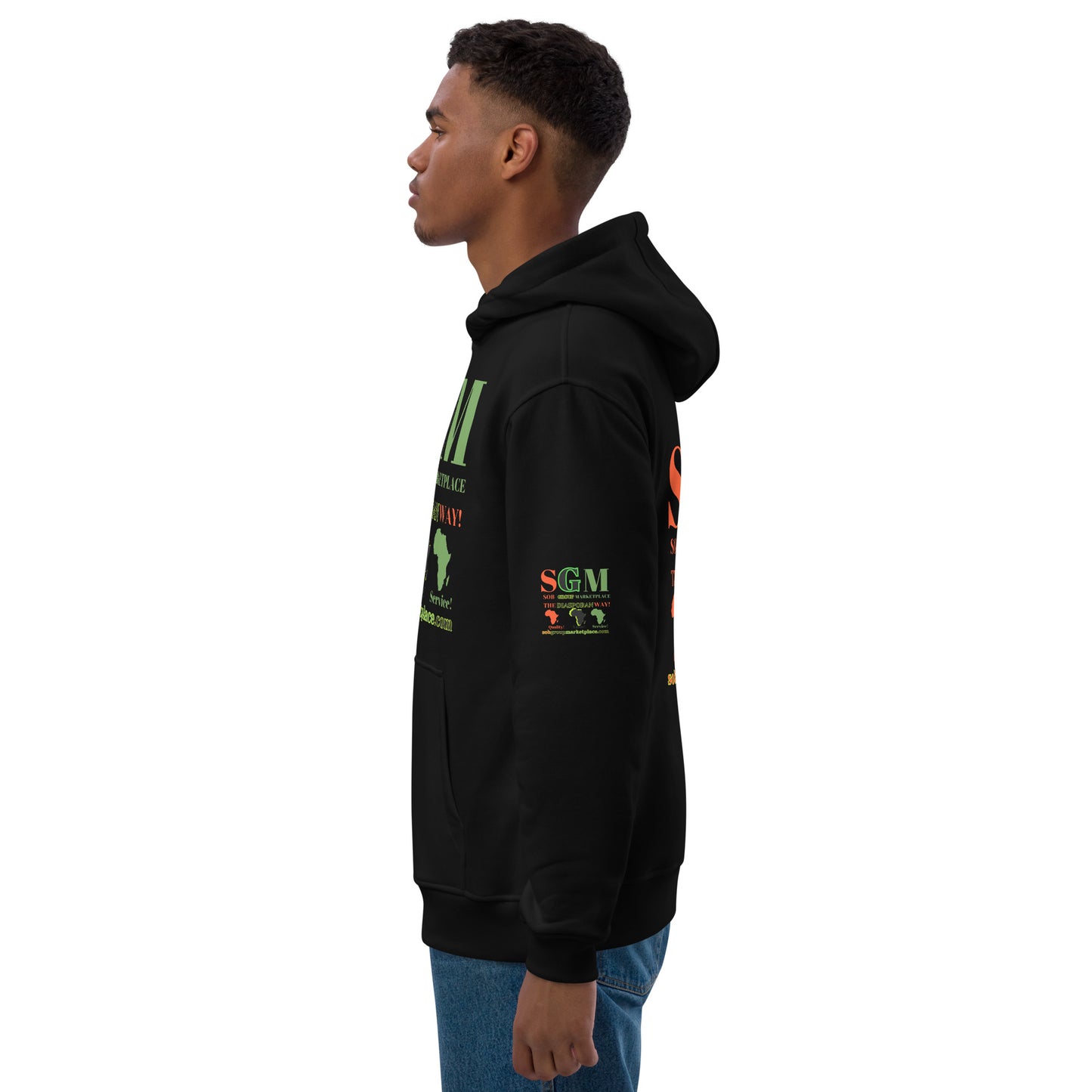 SGM LOGO Premium Eco Hoodie by SobG Designs