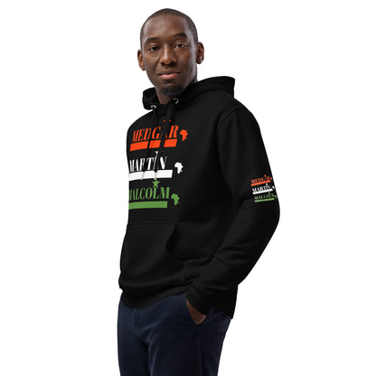 MEDGAR MARTIN MALCOLM STARS Premium Eco Hoodie by SobG Designs Premium