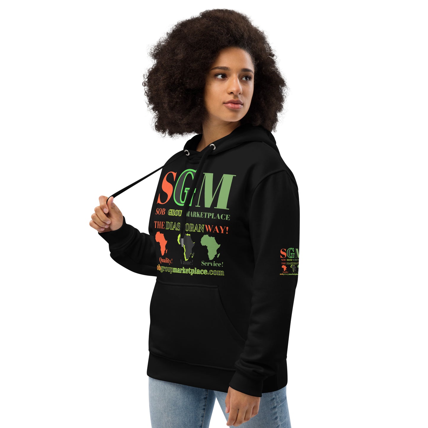 SGM LOGO Premium Eco Hoodie by SobG Designs
