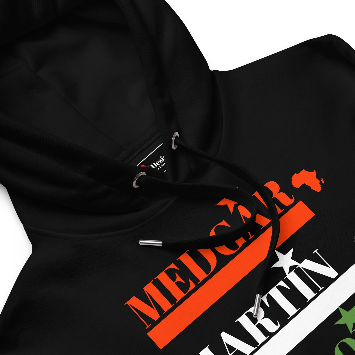 MEDGAR MARTIN MALCOLM STARS Premium Eco Hoodie by SobG Designs Premium