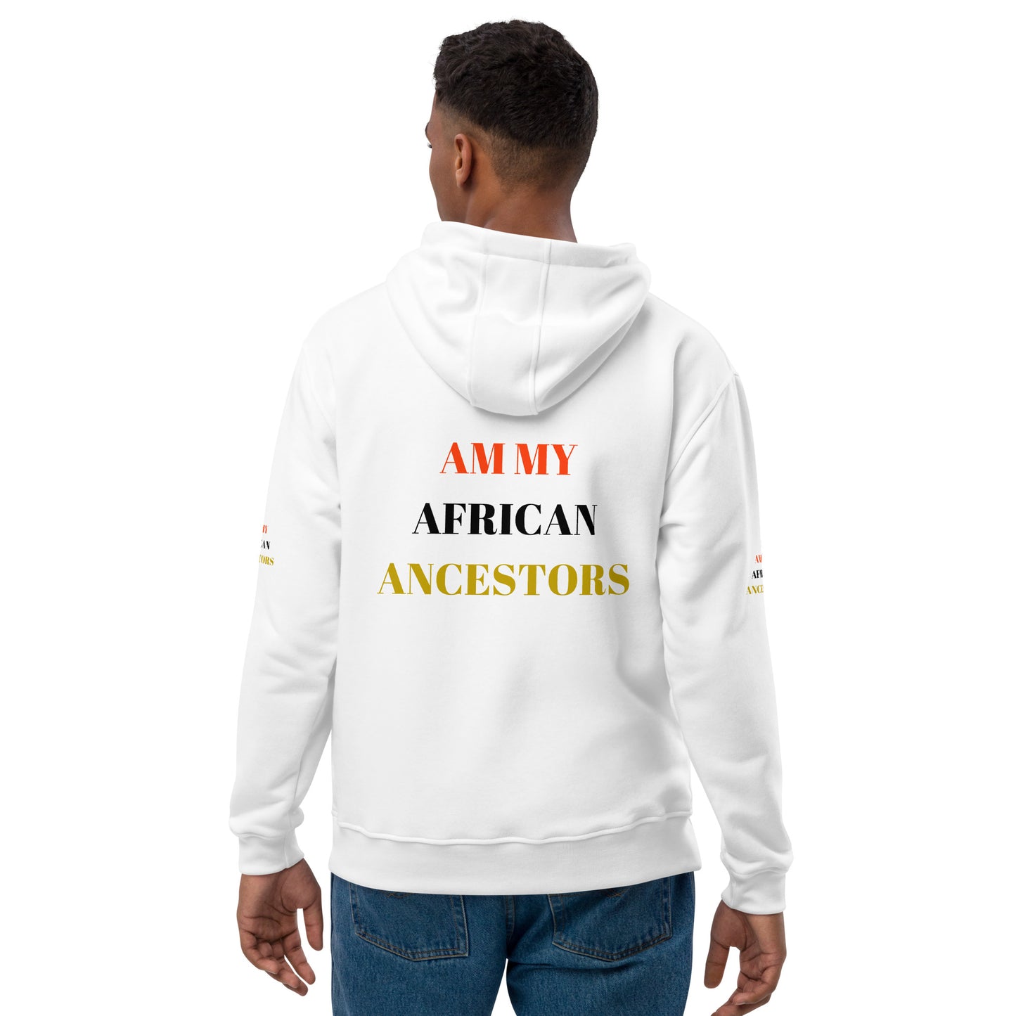 I AM MY AFRICAN ANCESTORS Premium Eco Hoodie by SobG Designs