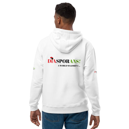 DIASPORANS! A WORLD MAJORITY Premium Eco Hoodie by SobG Designs