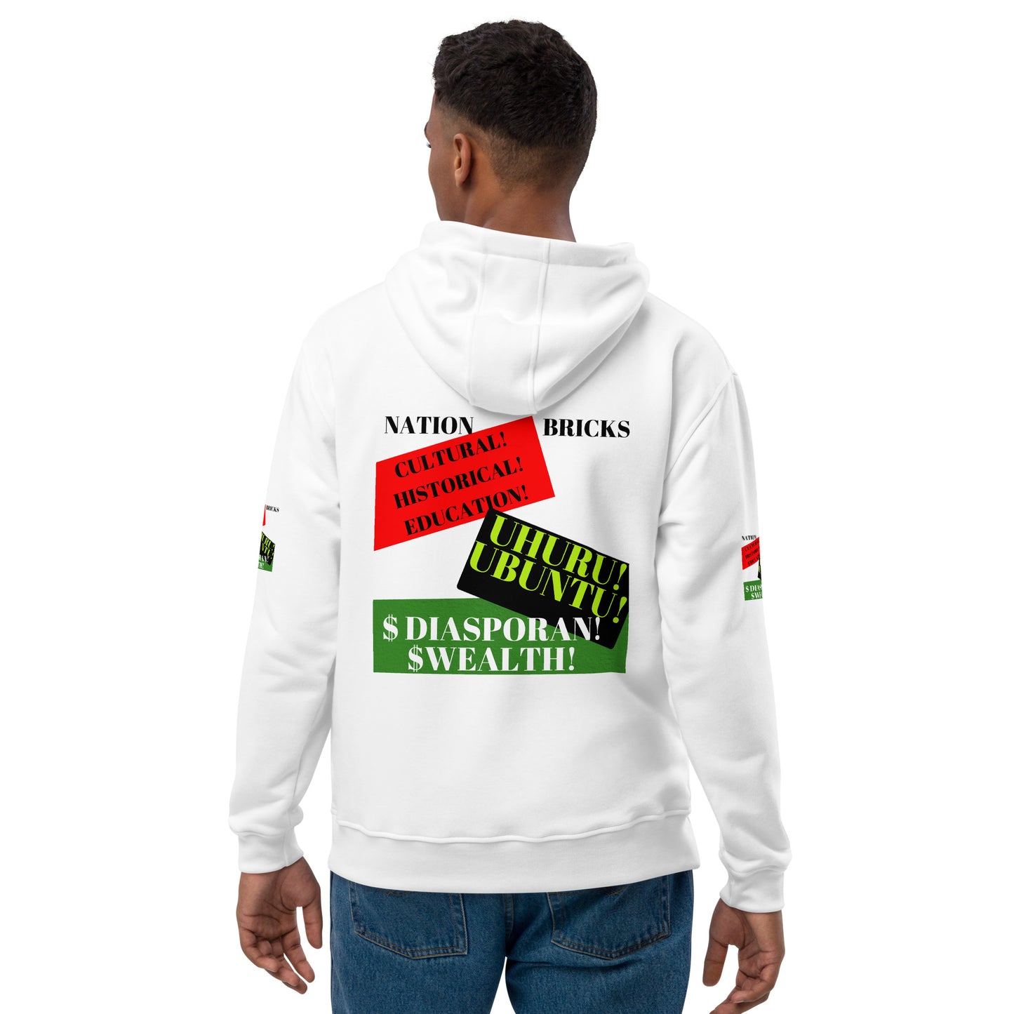 NATION BRICKS Unisex Premium Eco Hoodie by SobG Designs