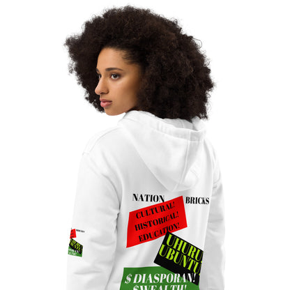 NATION BRICKS Unisex Premium Eco Hoodie by SobG Designs