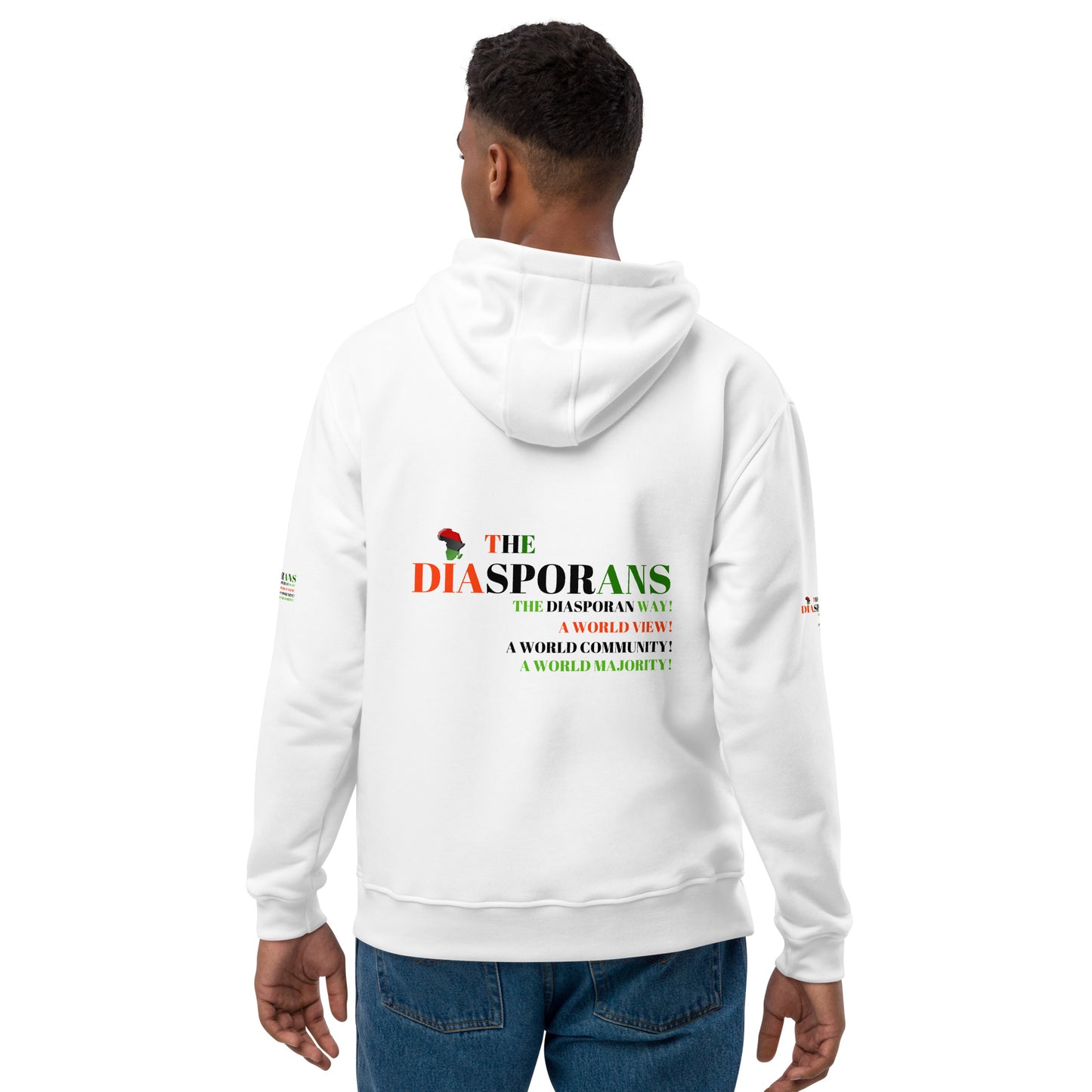 THE DIASPORANS Premium Eco Hoodie by SobG Designs