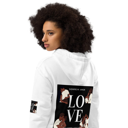 SIEMPRE MI AMOR Premium Eco Hoodie by SobG Designs