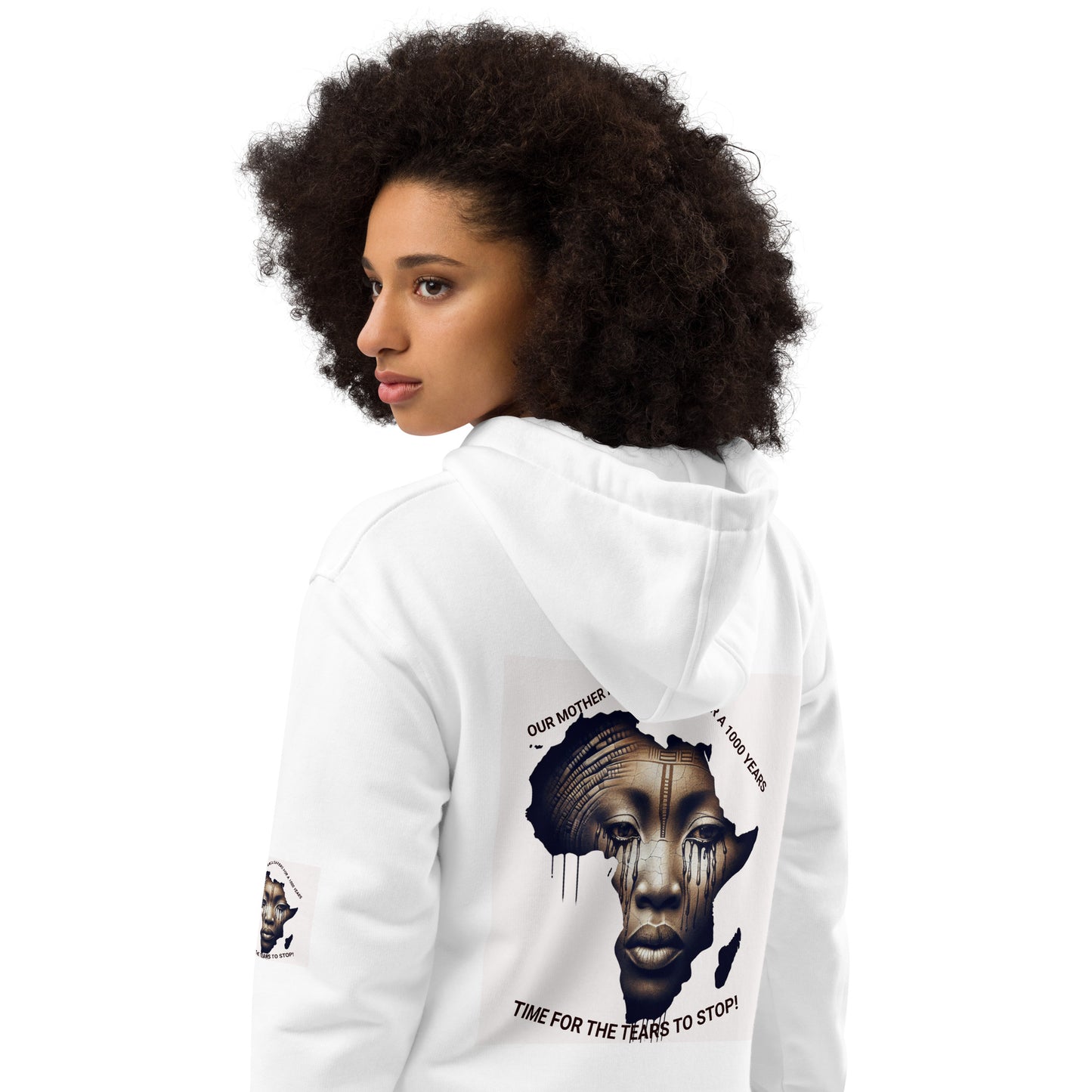 OUR MOTHER AFRICA Premium Eco Hoodie by SobG Designs