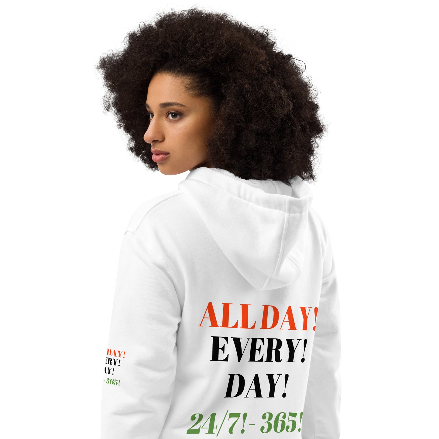 WE CELEBRATE BLACK HISTORY 24/7 Premium Eco Hoodie by SobG Designs