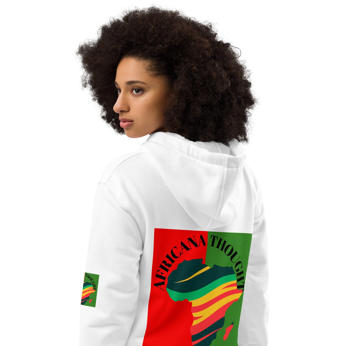 AFRICANA THOUGHT Premium Eco Hoodie by SobG Designs
