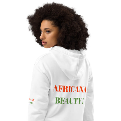 AFRICANA BEAUTY Premium Eco Hoodie by SobG Designs