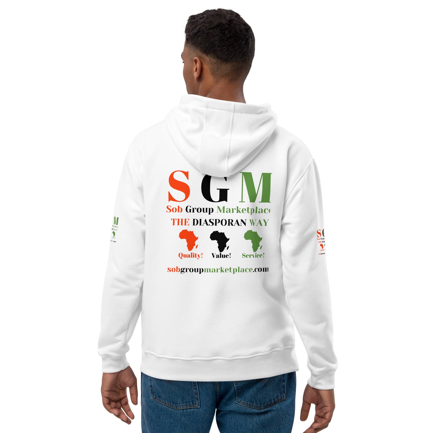 SGM LOGO Premium Eco Hoodie by SobG Designs