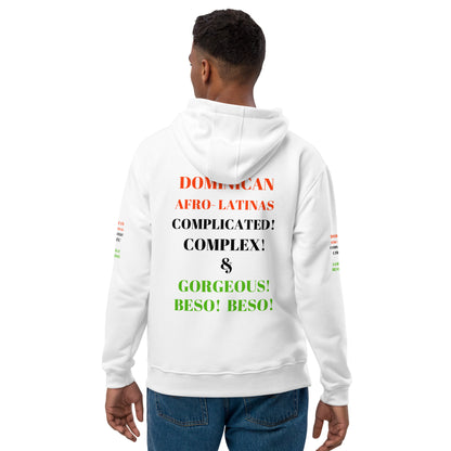 DOMINICAN AFRO-LATINAS COMPLICATED COMPLEX & GORGEOUS BESO BESO Premium Eco Hoodie by SobG Designs