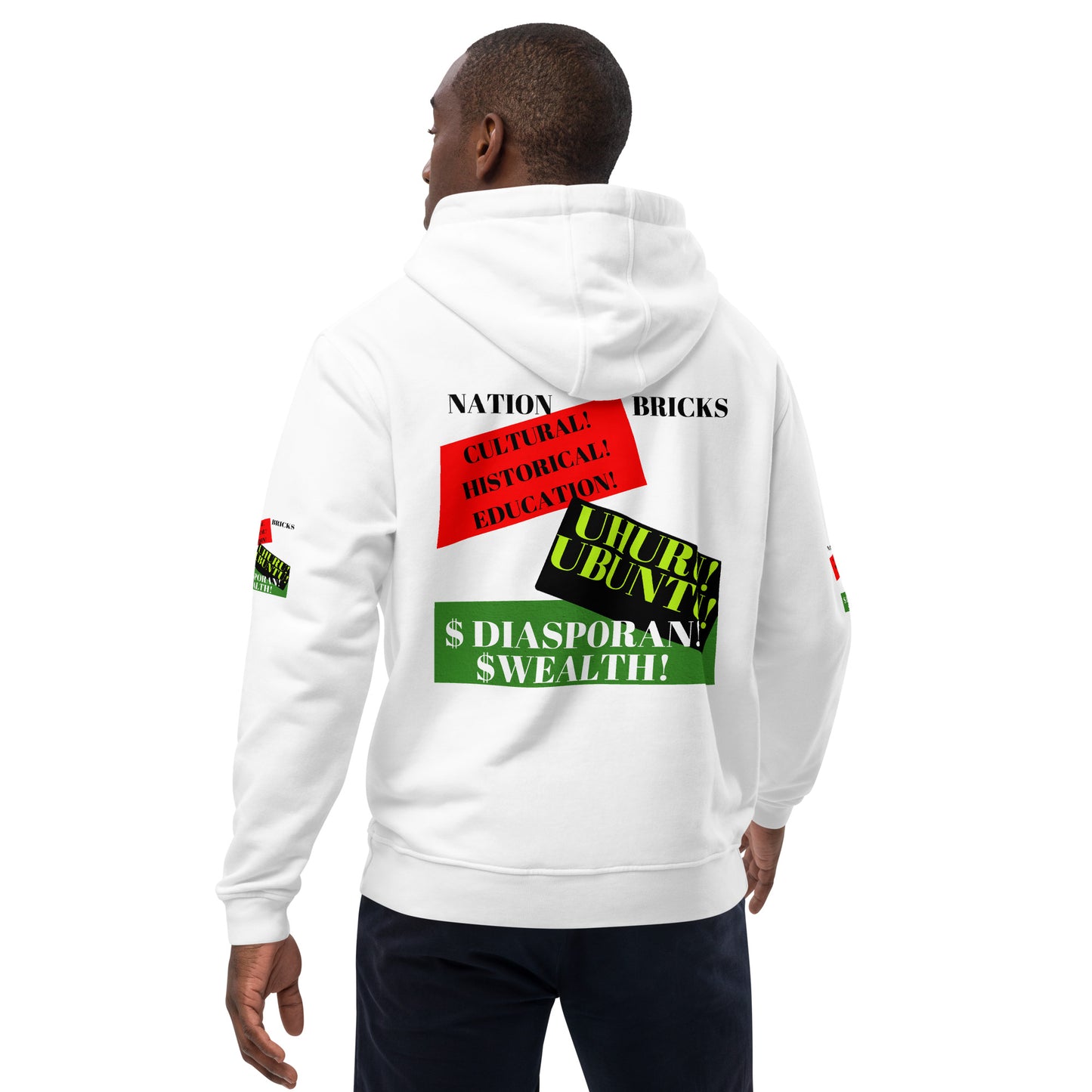 NATION BRICKS Unisex Premium Eco Hoodie by SobG Designs