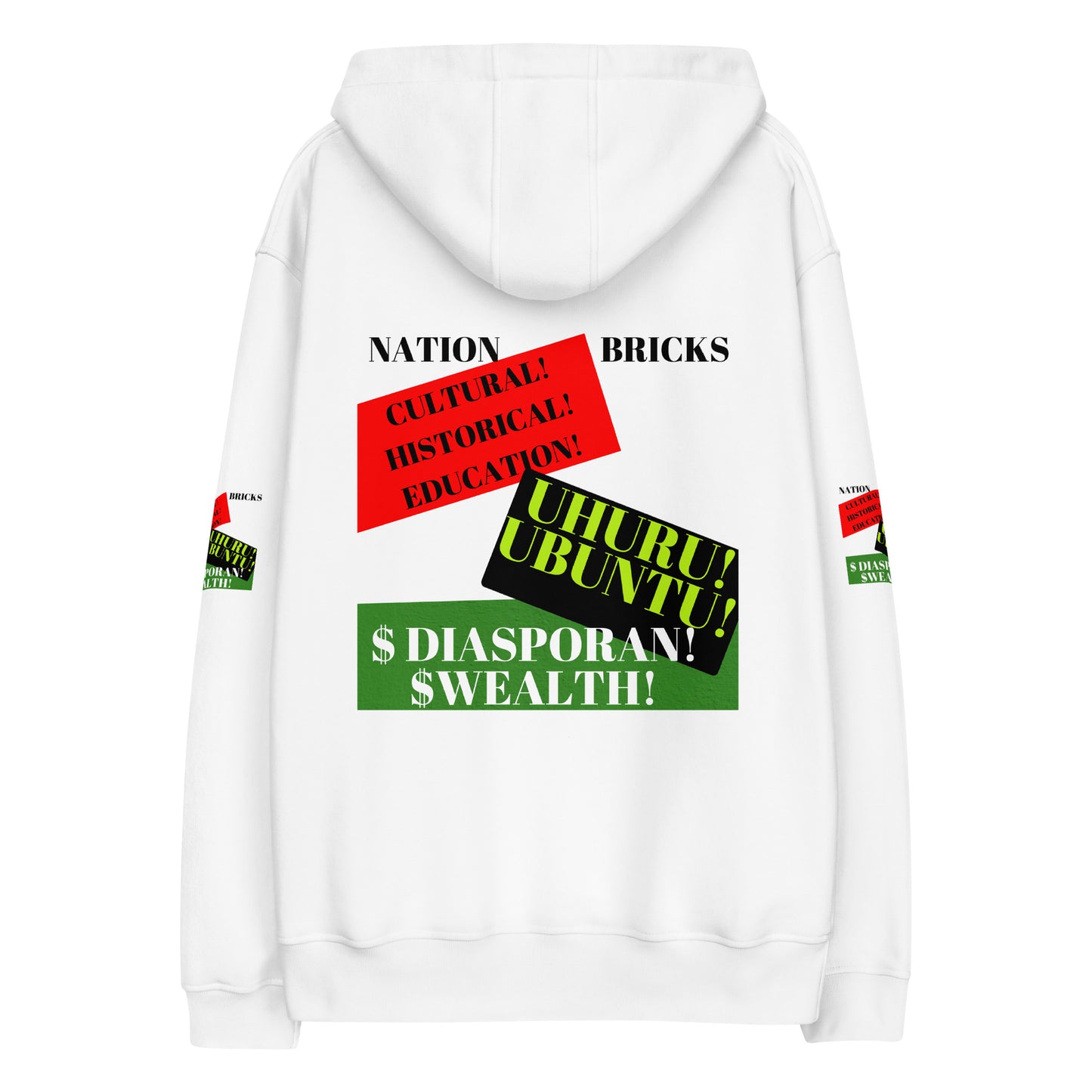 NATION BRICKS Unisex Premium Eco Hoodie by SobG Designs