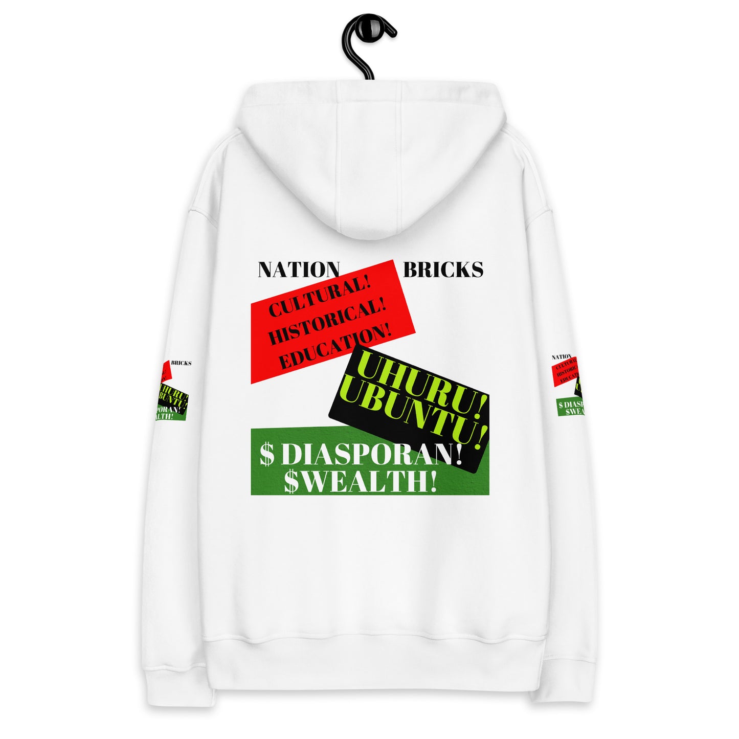 NATION BRICKS Unisex Premium Eco Hoodie by SobG Designs