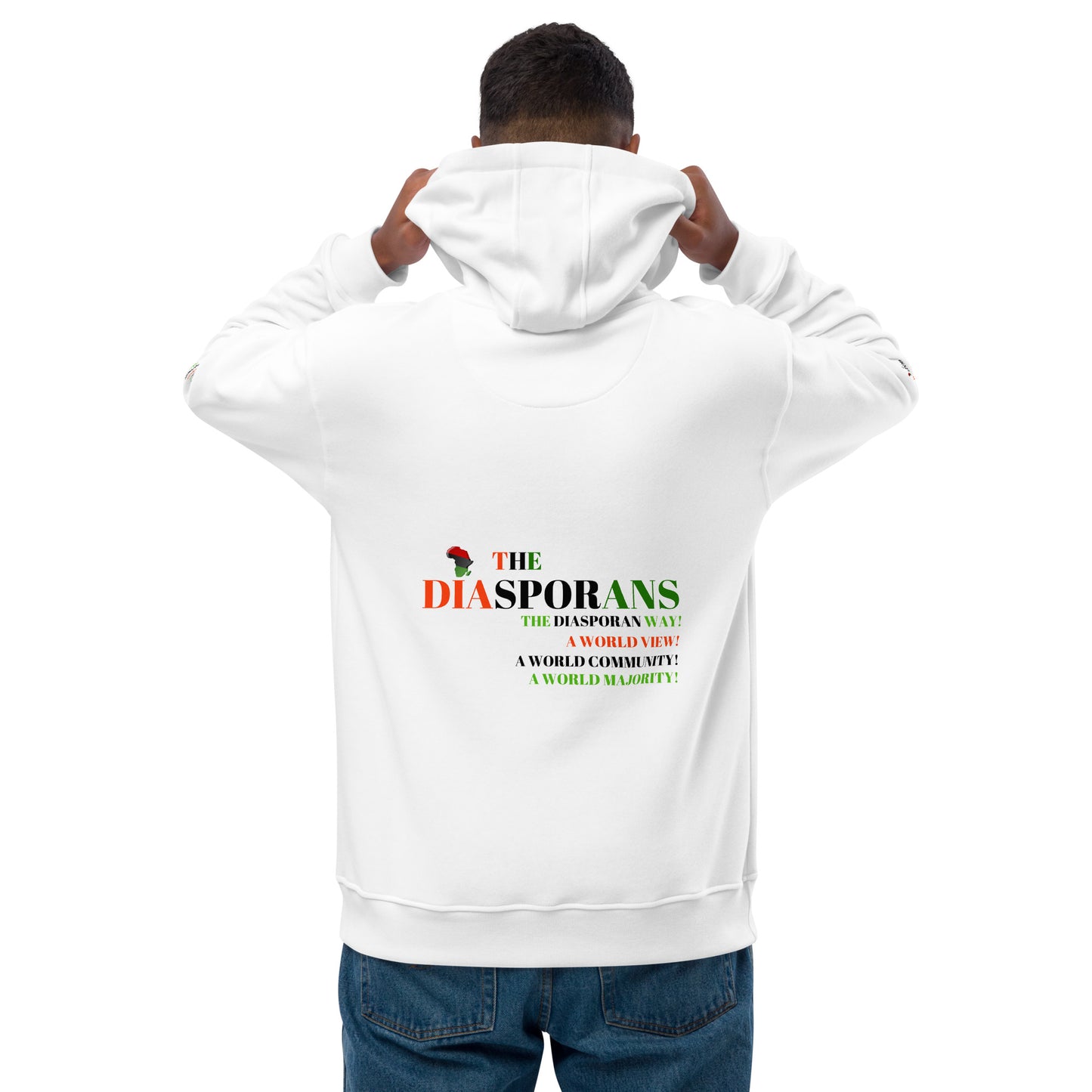 THE DIASPORANS Premium Eco Hoodie by SobG Designs