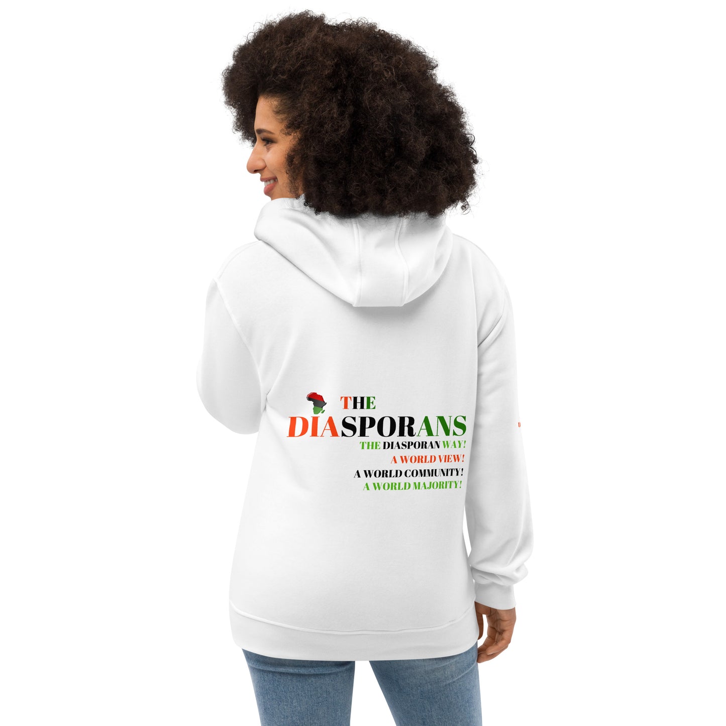 THE DIASPORANS Premium Eco Hoodie by SobG Designs