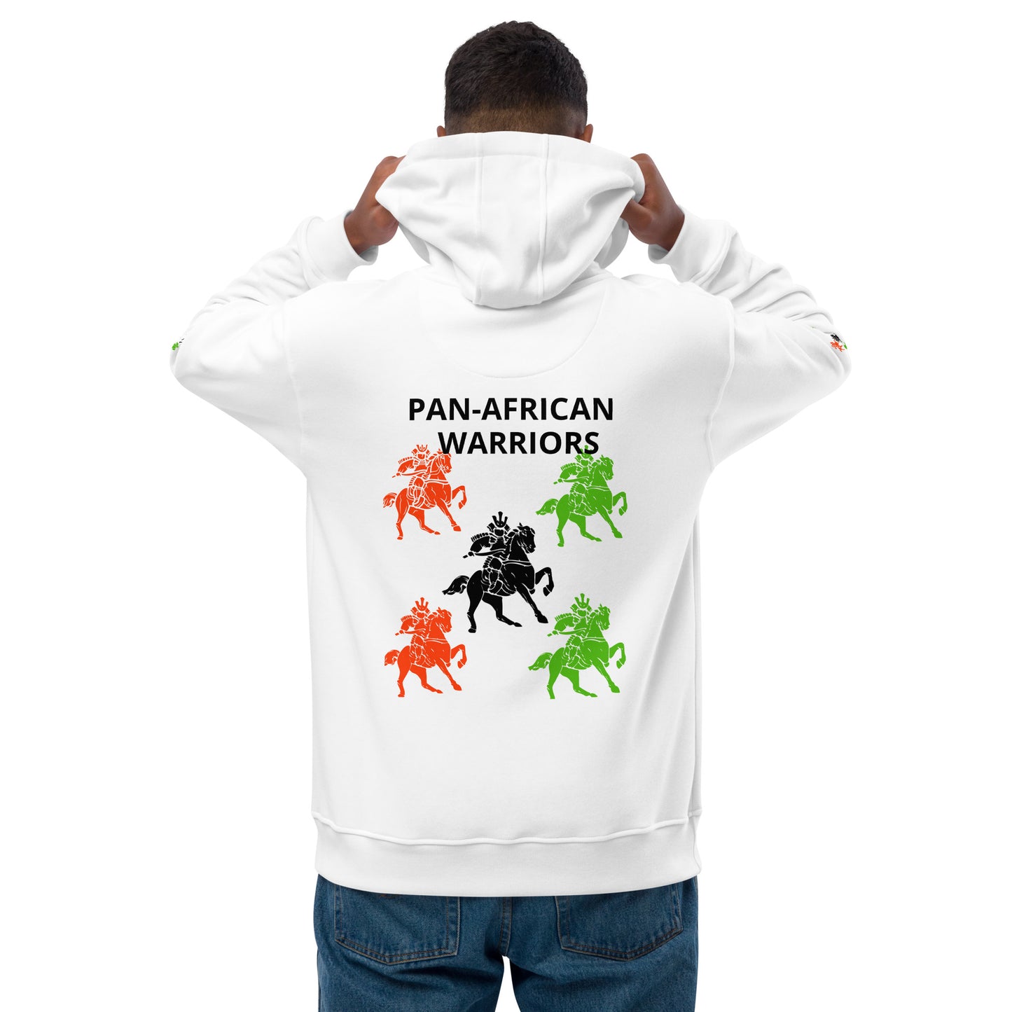PAN-AFRICAN WARRIORS Premium Eco Hoodie by SobG Designs
