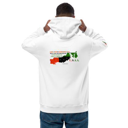 GOT TO FREE OURSELVES! Premium Eco hoodie by SobG Designs