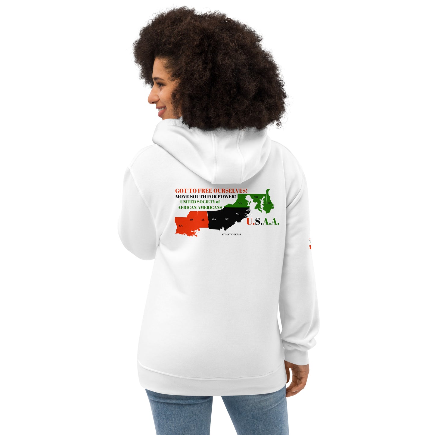 GOT TO FREE OURSELVES! Premium Eco hoodie by SobG Designs