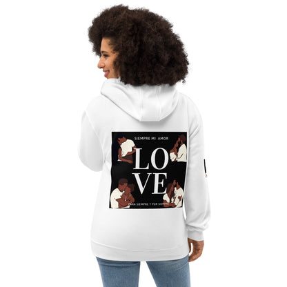 SIEMPRE MI AMOR Premium Eco Hoodie by SobG Designs