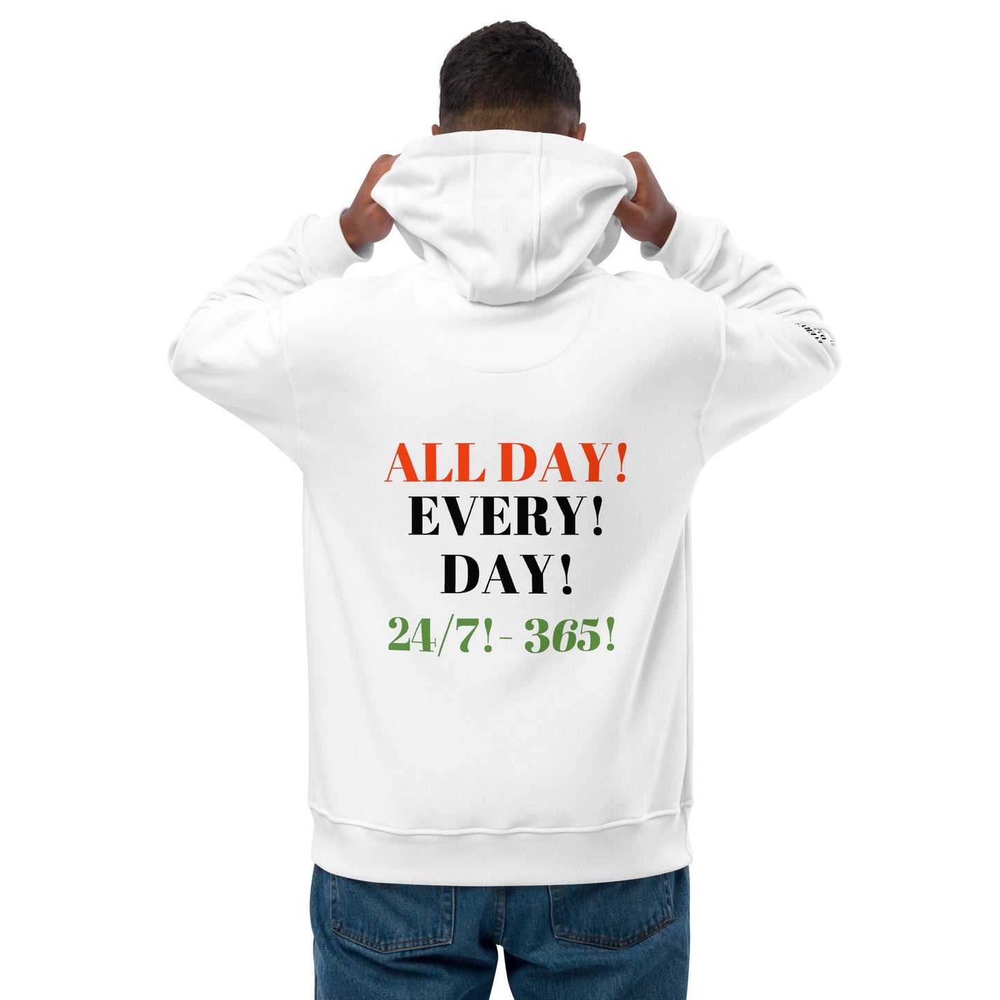 WE CELEBRATE BLACK HISTORY 24/7 Premium Eco Hoodie by SobG Designs