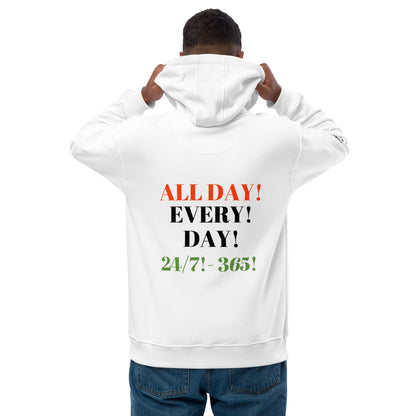 WE CELEBRATE BLACK HISTORY 24/7 Premium Eco Hoodie by SobG Designs