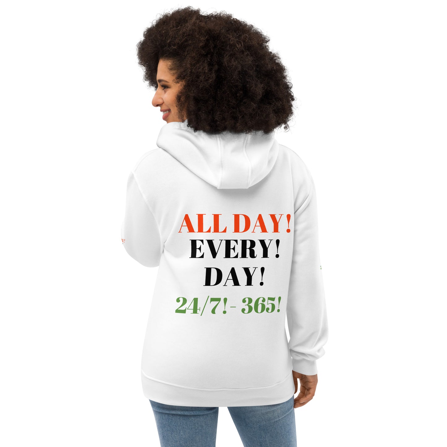 WE CELEBRATE BLACK HISTORY 24/7 Premium Eco Hoodie by SobG Designs