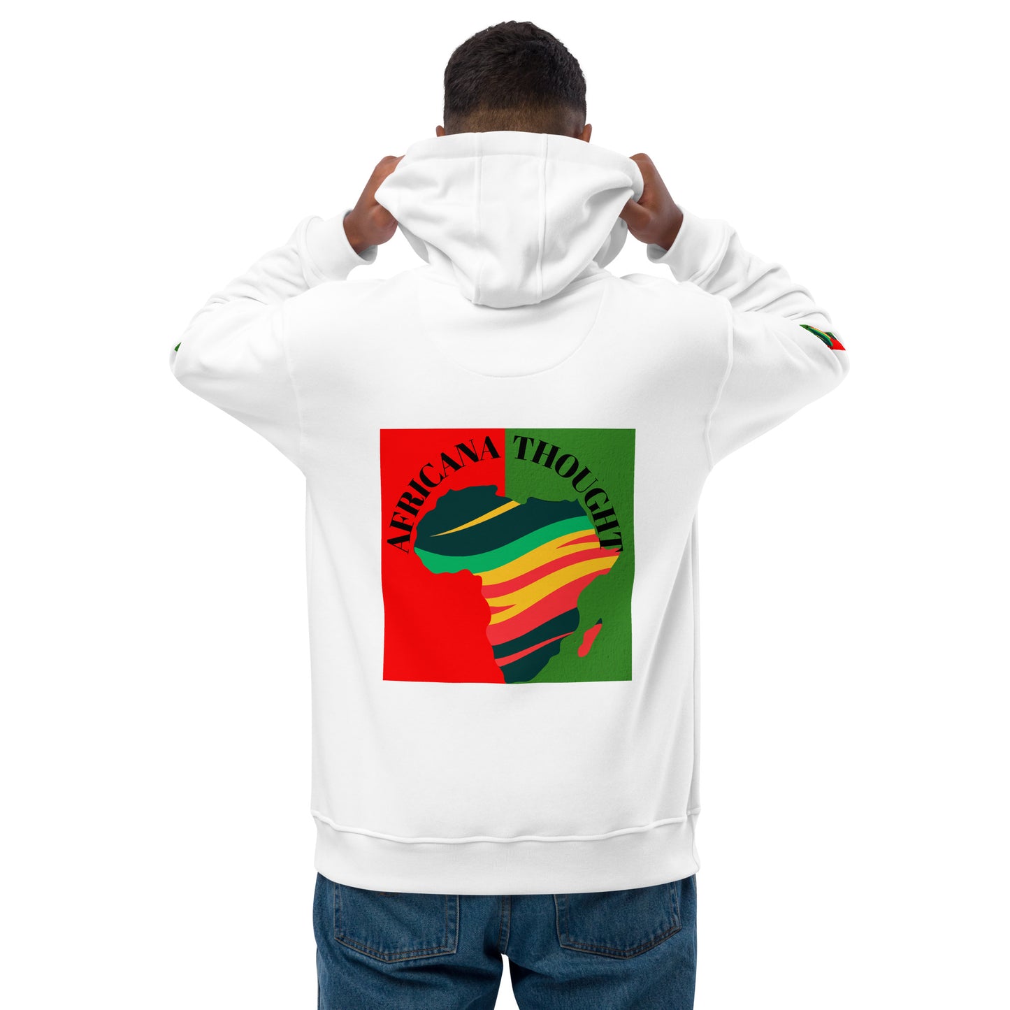 AFRICANA THOUGHT Premium Eco Hoodie by SobG Designs