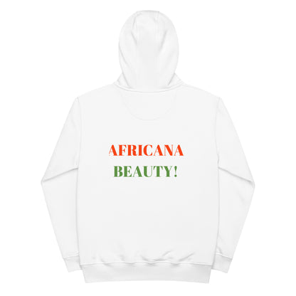 AFRICANA BEAUTY Premium Eco Hoodie by SobG Designs