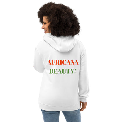AFRICANA BEAUTY Premium Eco Hoodie by SobG Designs