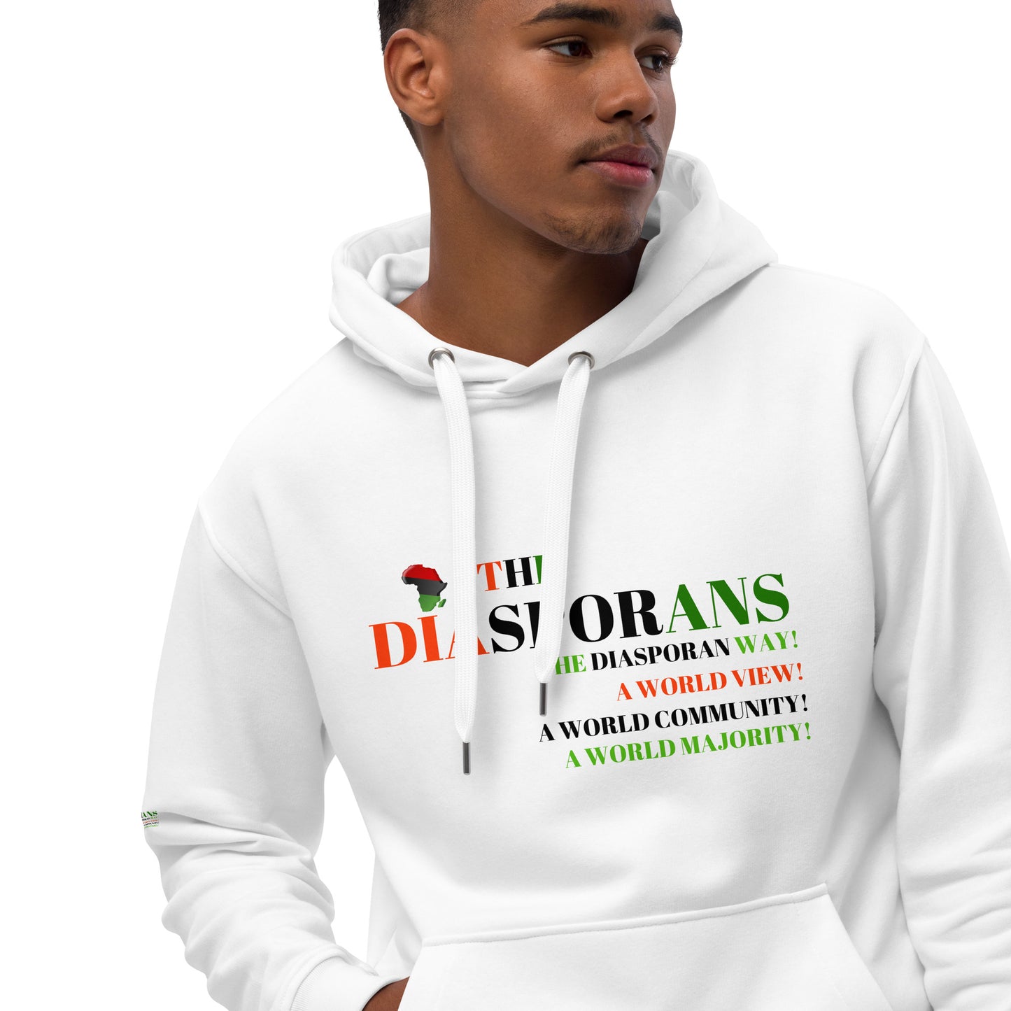 THE DIASPORANS Premium Eco Hoodie by SobG Designs