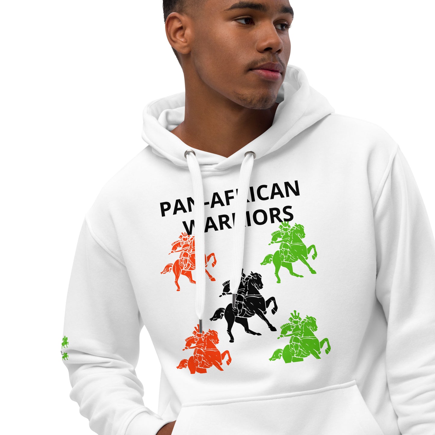 PAN-AFRICAN WARRIORS Premium Eco Hoodie by SobG Designs