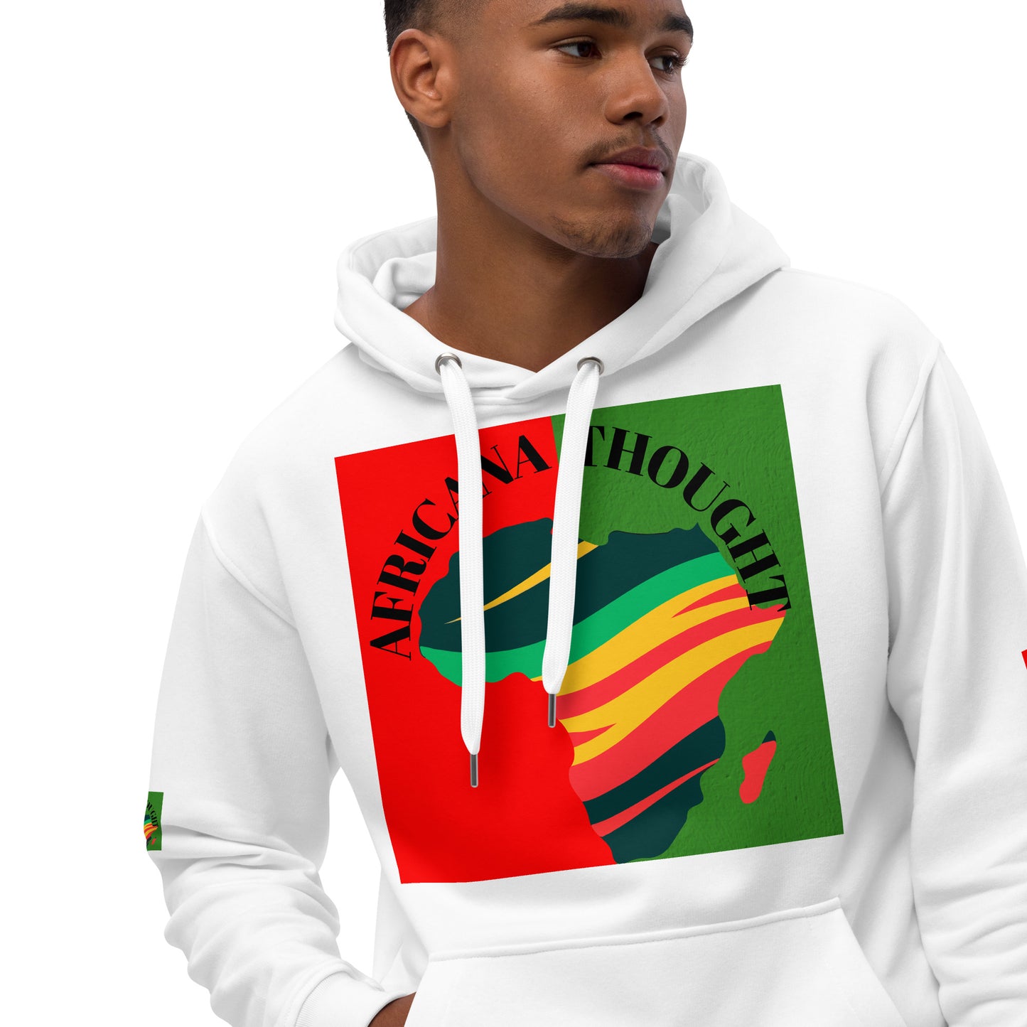 AFRICANA THOUGHT Premium Eco Hoodie by SobG Designs