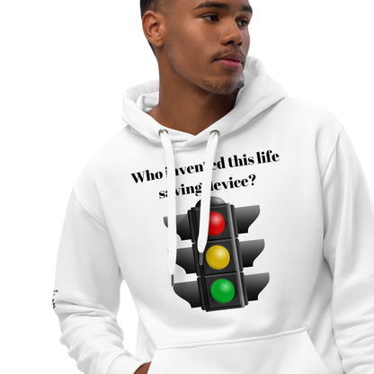 WHO INVENTED THIS? Premium Eco Hoodie by SobG Designs