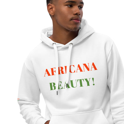 AFRICANA BEAUTY Premium Eco Hoodie by SobG Designs