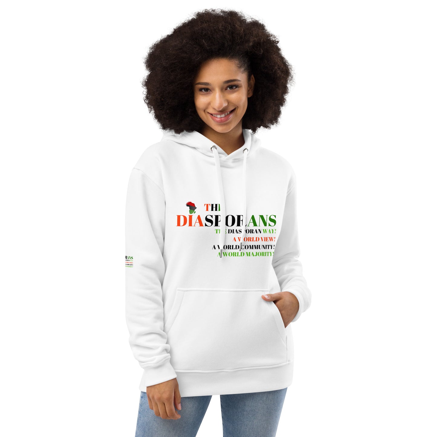 THE DIASPORANS Premium Eco Hoodie by SobG Designs