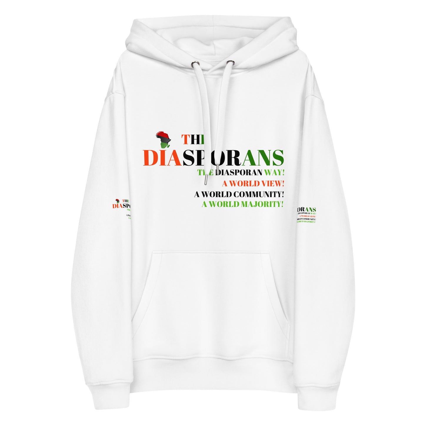 THE DIASPORANS Premium Eco Hoodie by SobG Designs