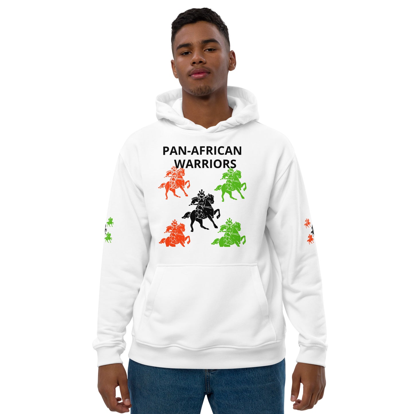 PAN-AFRICAN WARRIORS Premium Eco Hoodie by SobG Designs