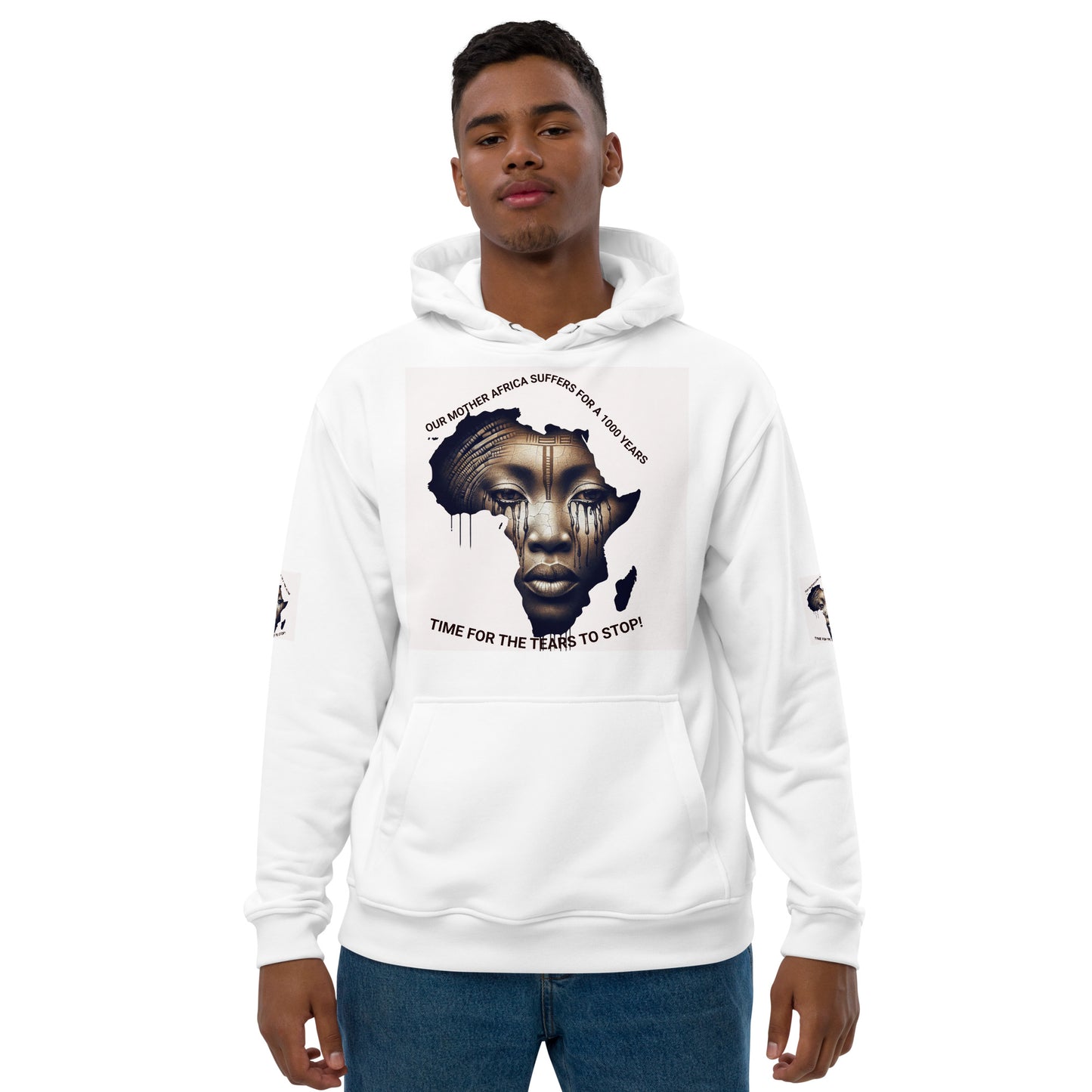 OUR MOTHER AFRICA Premium Eco Hoodie by SobG Designs