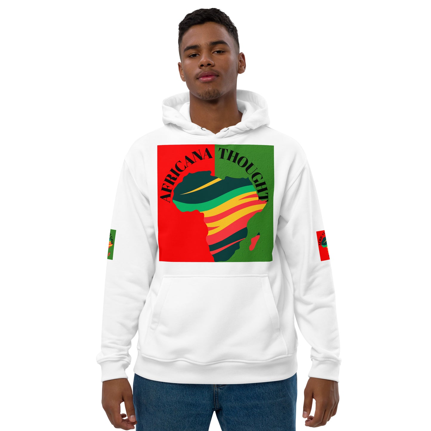 AFRICANA THOUGHT Premium Eco Hoodie by SobG Designs