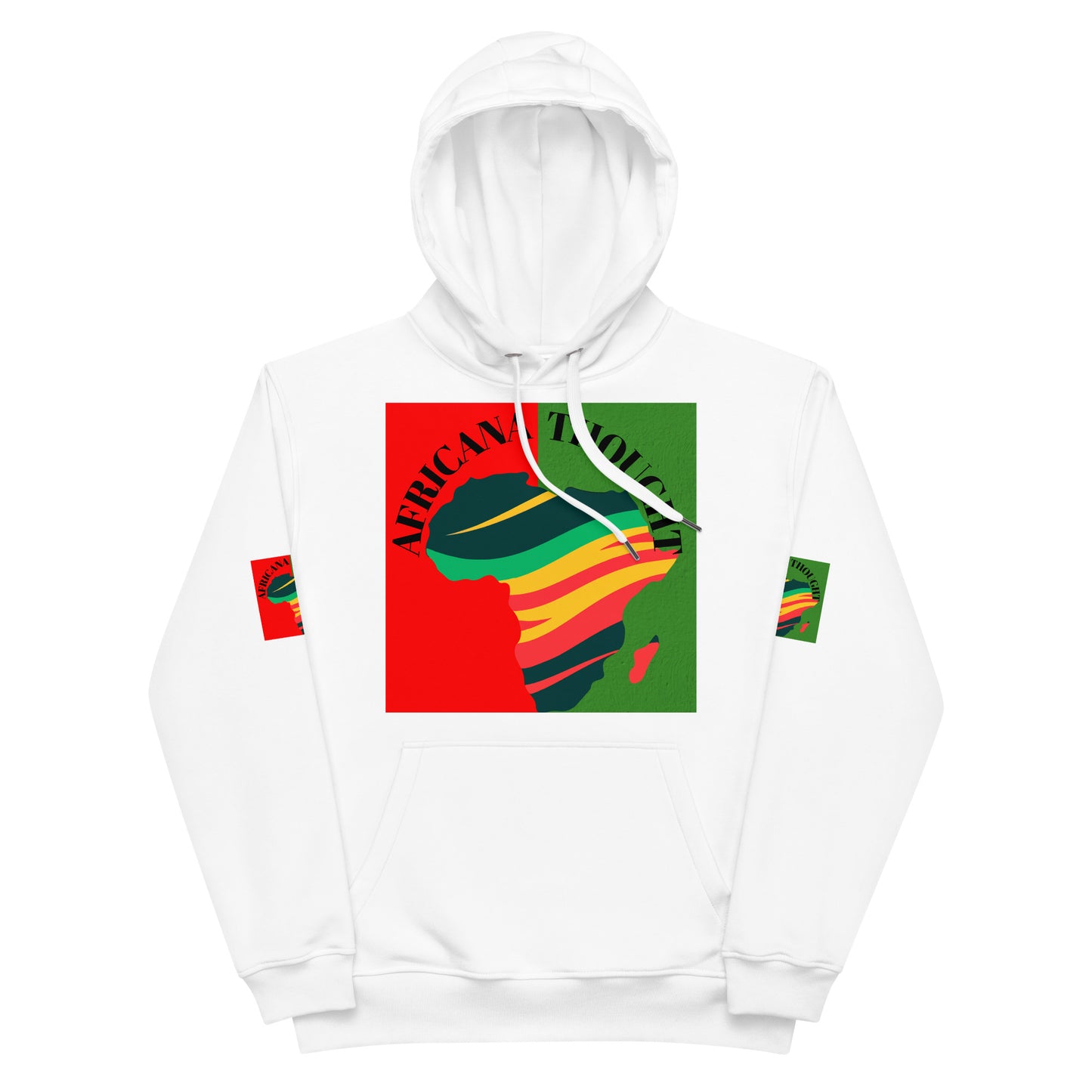 AFRICANA THOUGHT Premium Eco Hoodie by SobG Designs