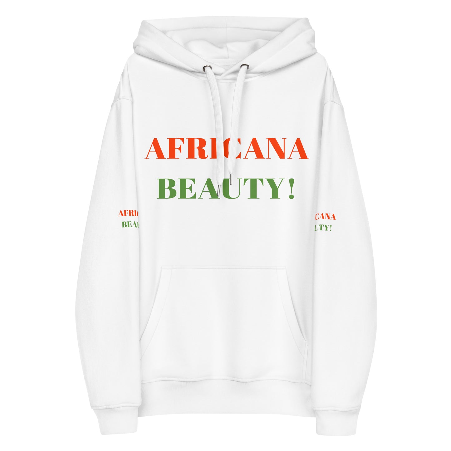AFRICANA BEAUTY Premium Eco Hoodie by SobG Designs