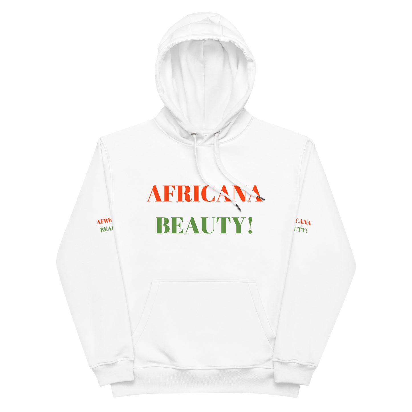 AFRICANA BEAUTY Premium Eco Hoodie by SobG Designs